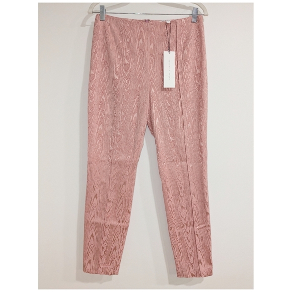 Veronica Beard Honolulu Jacquard Pants In Blush - Picture 2 of 8